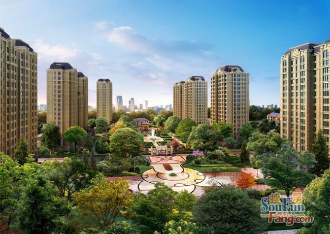 華夏·廊坊孔雀城大公館小區(qū)綠化工程